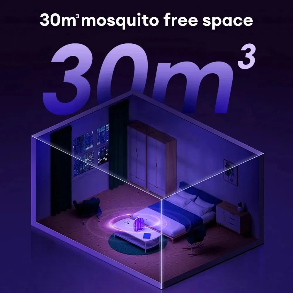 3000V Foldable Electric Mosquito Killer USB Rechargeable Fly Trap Mosquito Swatter Racket Insect Killer With UV Light Bug Zapper