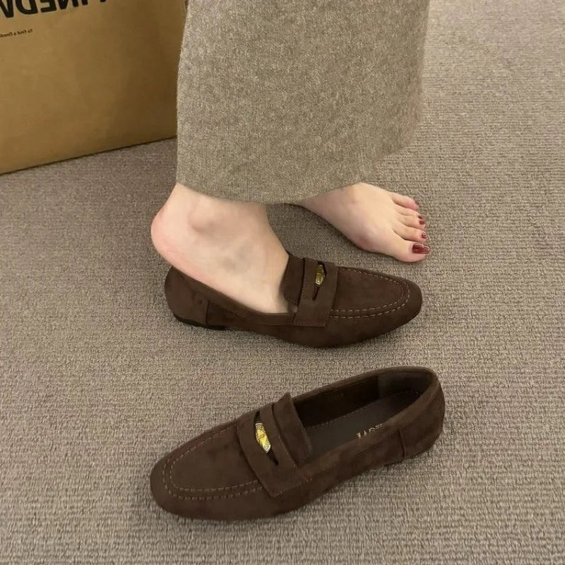 2026 New Flat Bottom Shoes Women's Lightweight and comfortable high-quality single shoes Casual Shoes Autumn Fashion