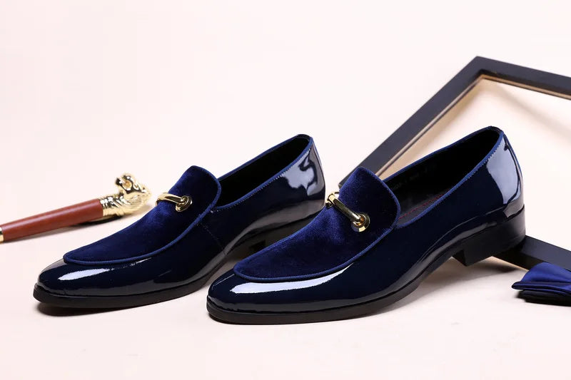 Men's Formal Leather Shoes Patent Leather Luxury Fashion Groom Wedding Shoes Men's Luxury Italian Style Oxford Shoes Ormal Shoes