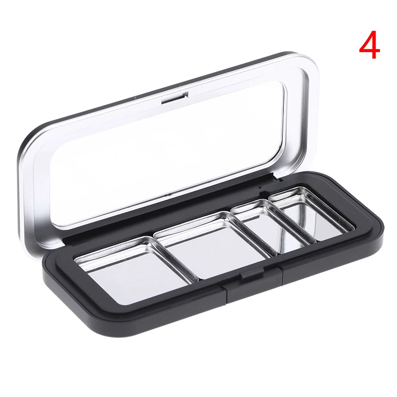 Refillable Magnetic Eyeshadow Palette Empty Black Clear Makeup Storage Case DIY Cosmetic Container for Lipstick Foundation Blush