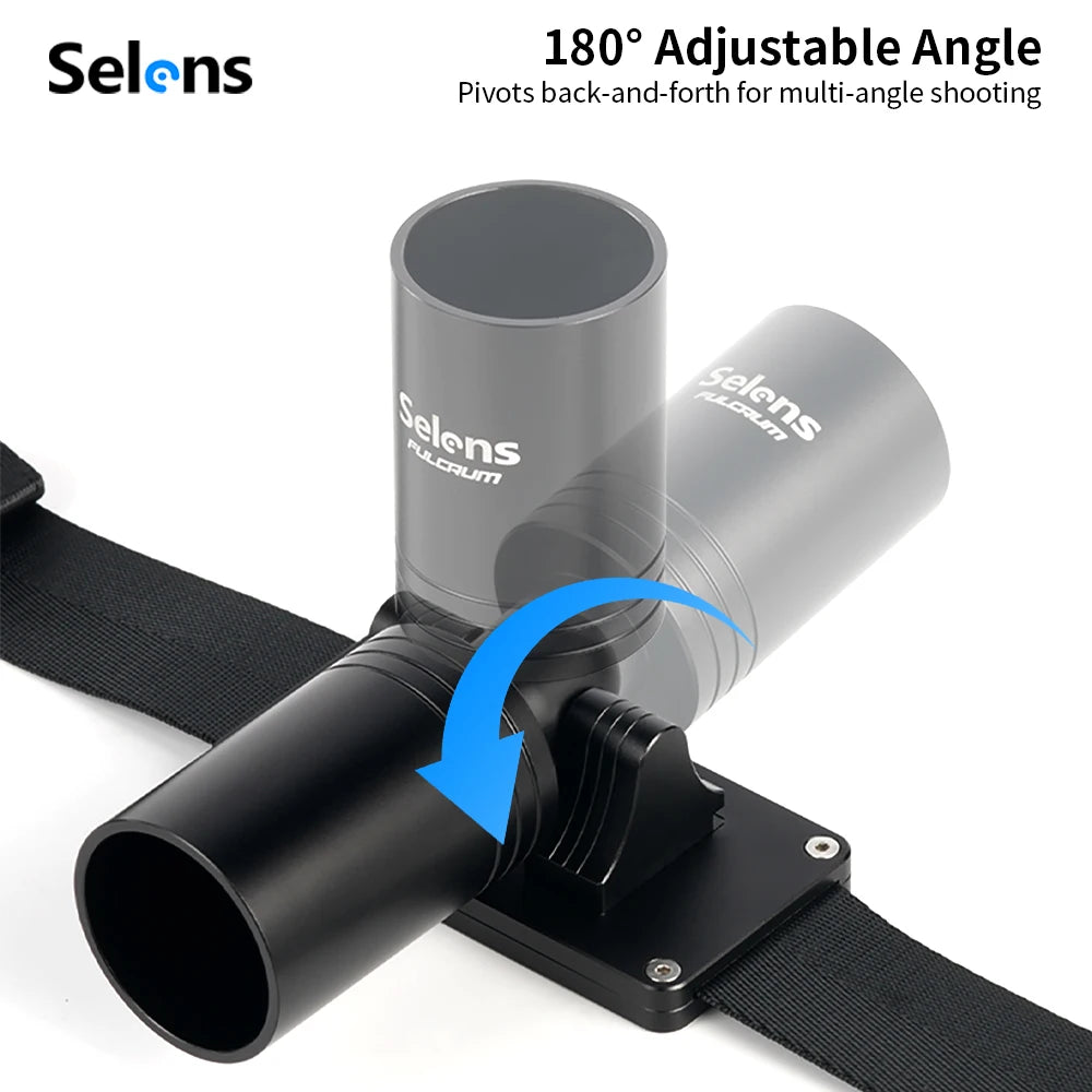 Selens Camera Gimbal Belt, Gimbal Stabilizer Weight Support Hip Belt Waist Mount for Long Standing Filming Compatible