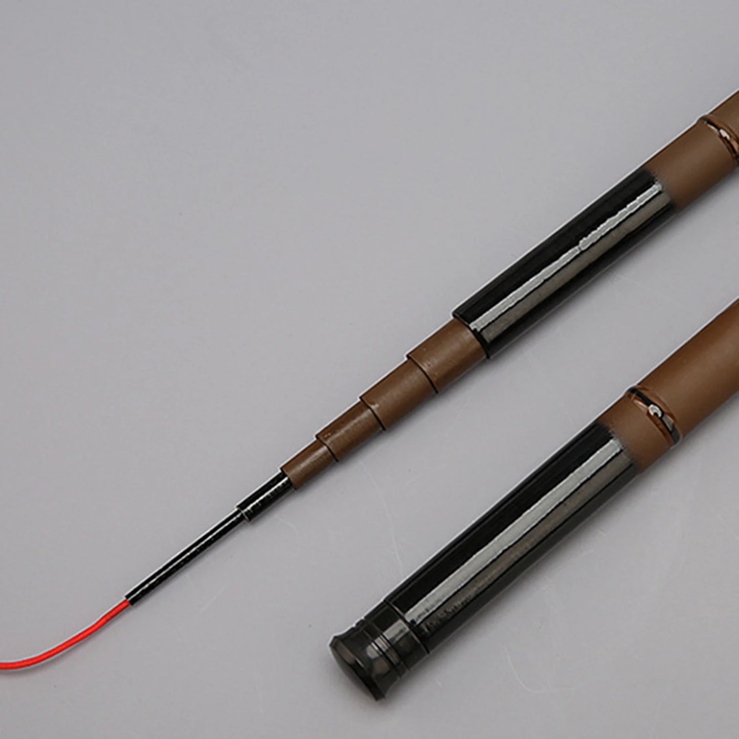 Portable Telescopic Fishing Rod with Solid Rod Tip Design for Freshwater Fishing Using