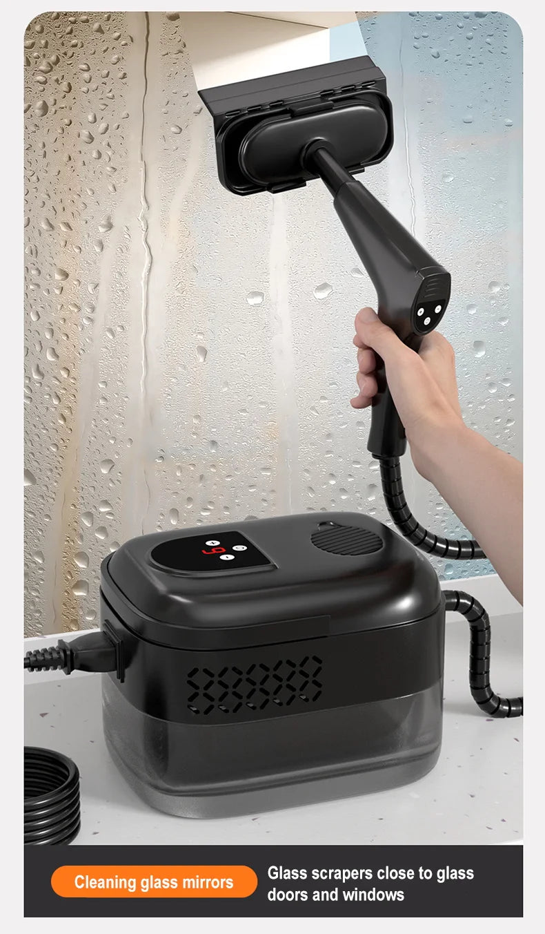 1500W Steam Cleaner High Temperature Pressure Washer with Remote control Steam Cleaning Machine For Home Kitchen Hood Car 1400ml