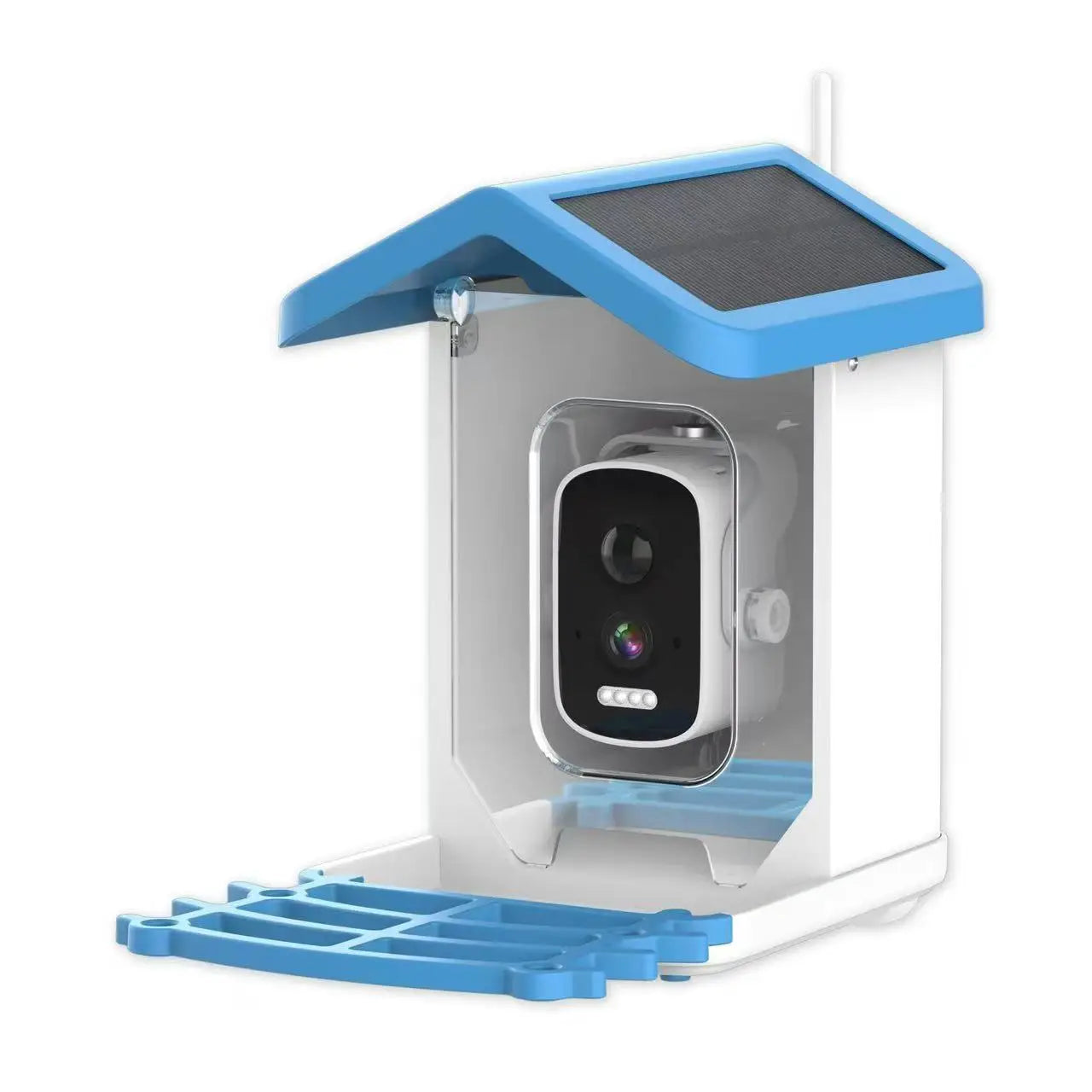 Solar Bird Smart Feeder AI Camera 5.0Megapixel Low Power Night Vision IP66 Waterproof WIFI 1.5L Capacity Feeder Camera Gift Box