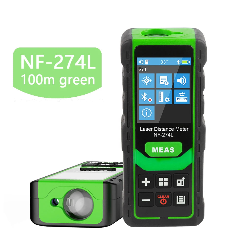 Noyafa NF-274L laser distance meter electronic roulette laser digital tape rangefinder trena metro laser range finder measuring