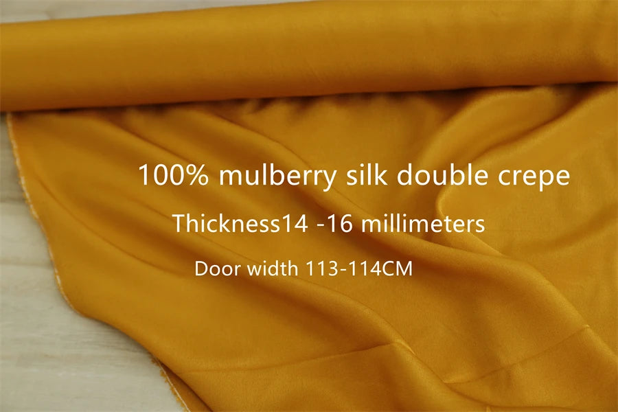 Pure silk shirt clothing fabric wide silk crepe silk fabric crepe dress special offer100% pure silk crepe 25 color selection