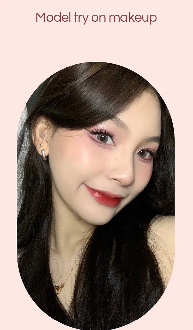 Moisturizing Plump Lips Mirror Effect Lip Color Non Greasy Texture Liquid Lip Pigment Not Easy To Stick Lightly Lip Glaze