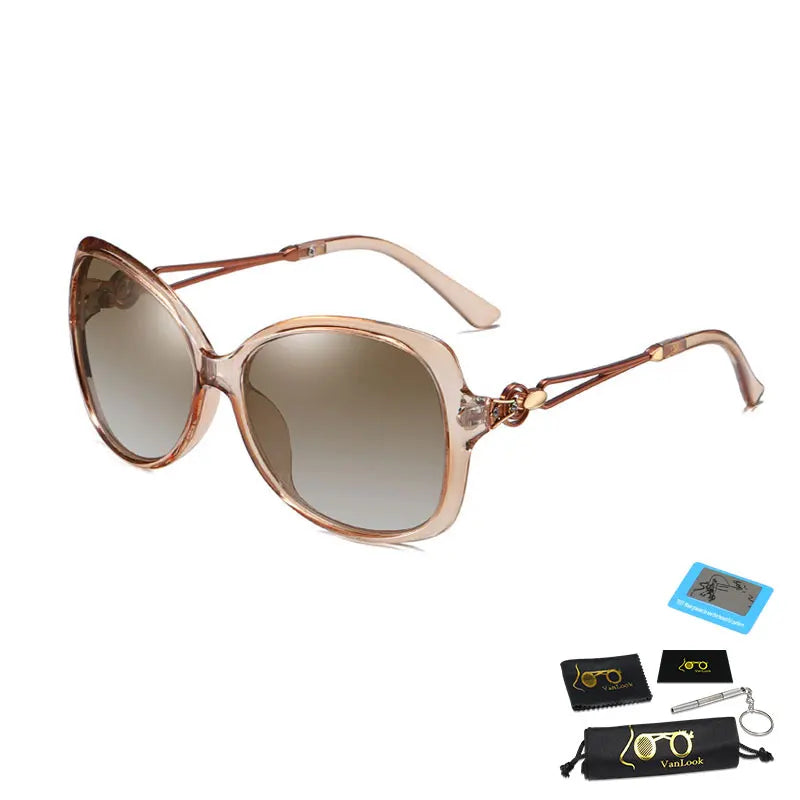 Women Polarized Sunglasses Big Frame Sun Glasses Polaryzacyjne Luxury Female Sunglass for Driving Shadows Anti UV