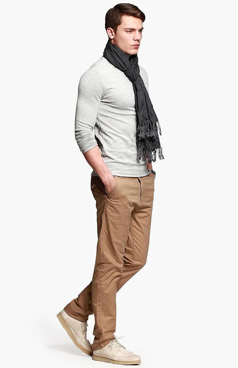 Thermal Underwear Tops Men Spring Clothes Thermal Shirt Autumn Men's Winter Tights High Neck Thin Slim Fit Long Sleeve T-shirt
