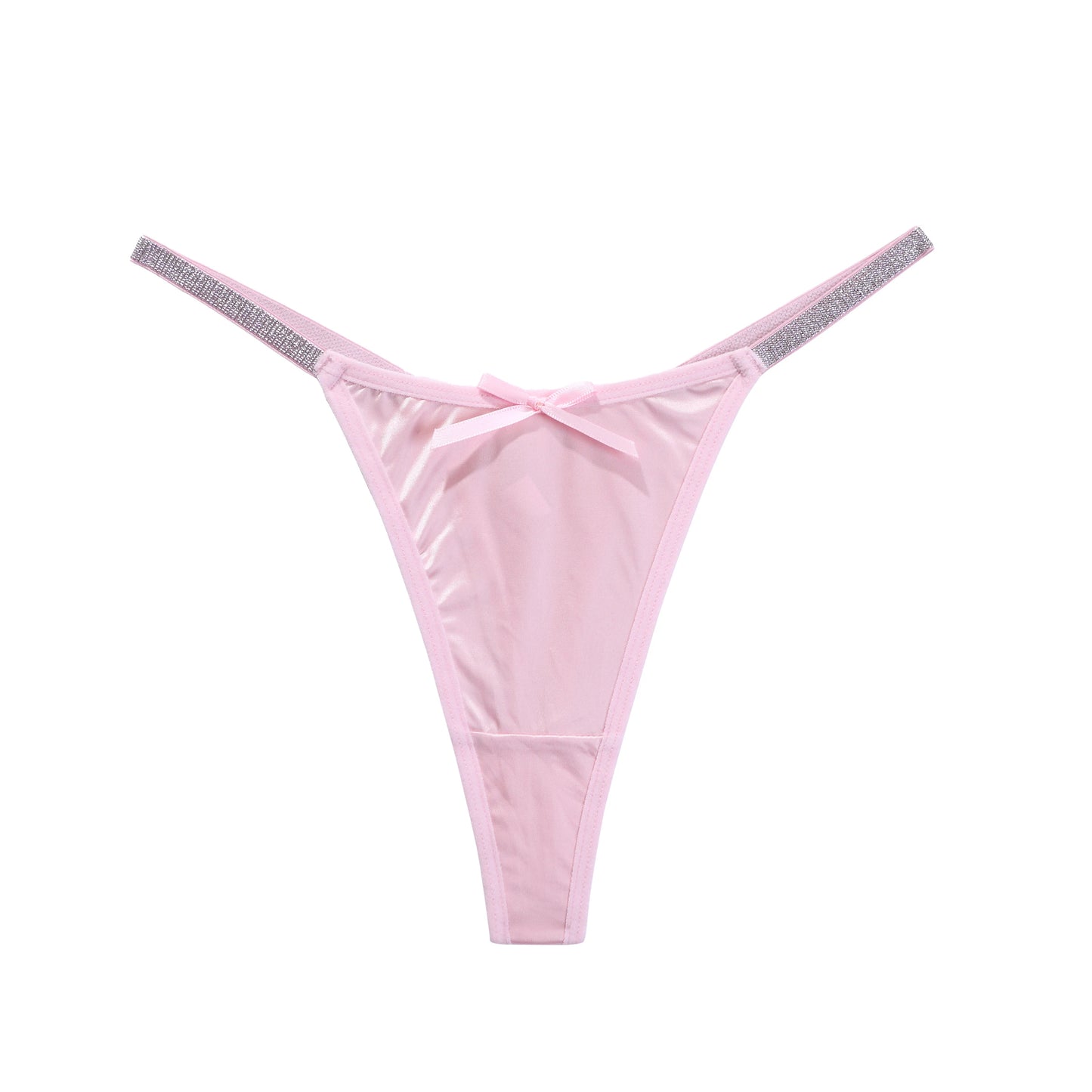 Thong Briefs for Women Soft Comfortable Solid Color Sexy Underpants with Thin Belt Female Lingerie Women's Thong