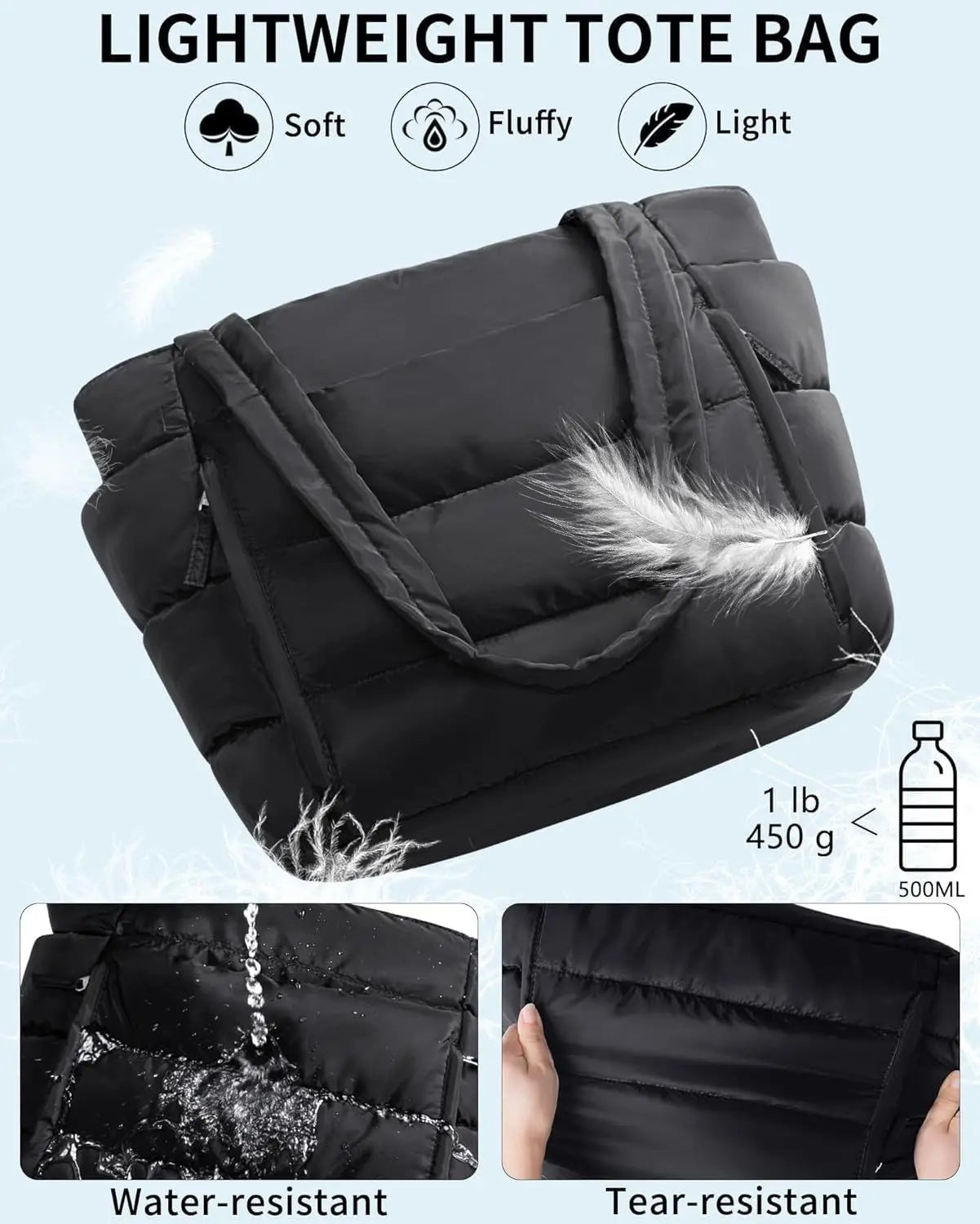 Women Tote bag large-capacity shoulder bag multi-functional travel toiletry makeup bag
