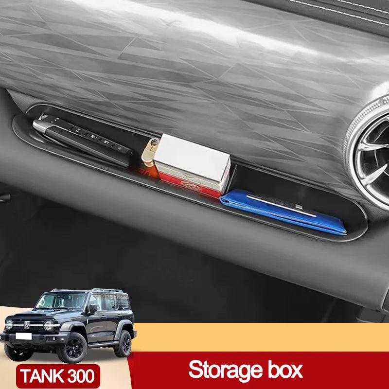 For Great Wall Tank 300 Automotive Parts Door Handle Storage Box Passenger Handle Storage Box Interior Modification Parts