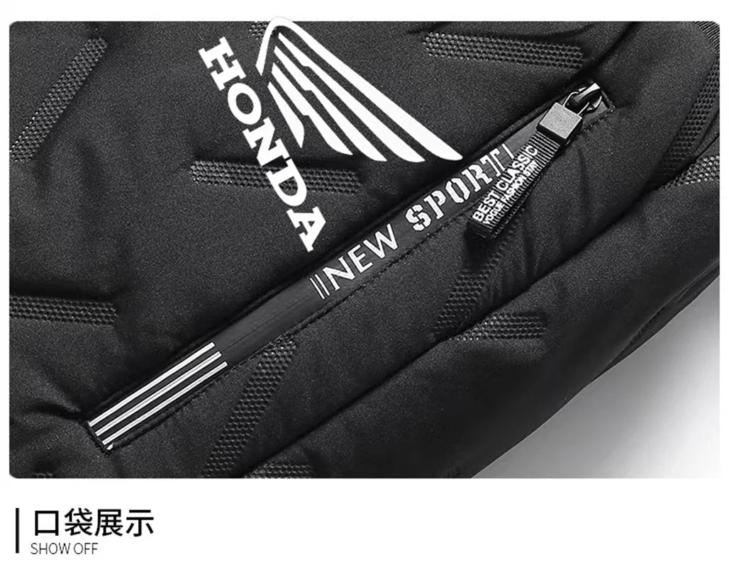 Honda Men's Winter Pants Zipper Pocket Waterproof Casual Pants Wool Lined Men's Pants Climate Pants Winter Pants Men's Waterproo