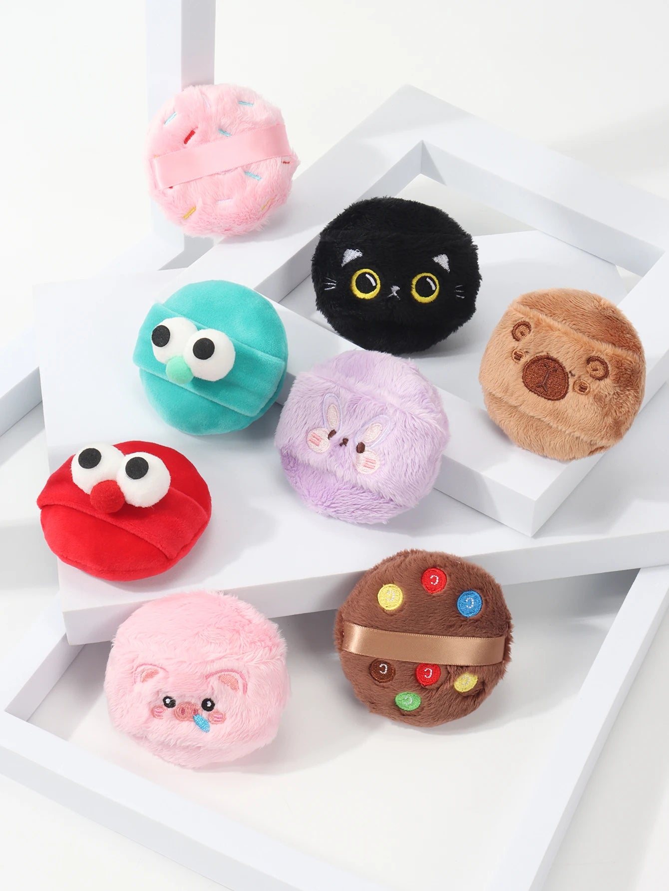 Female Makeup Blender Cosmetic Puff Powder Cute Cartoon Puff Portable Soft Cosmetic Puff Women Make up Tools Kawaii Makeup