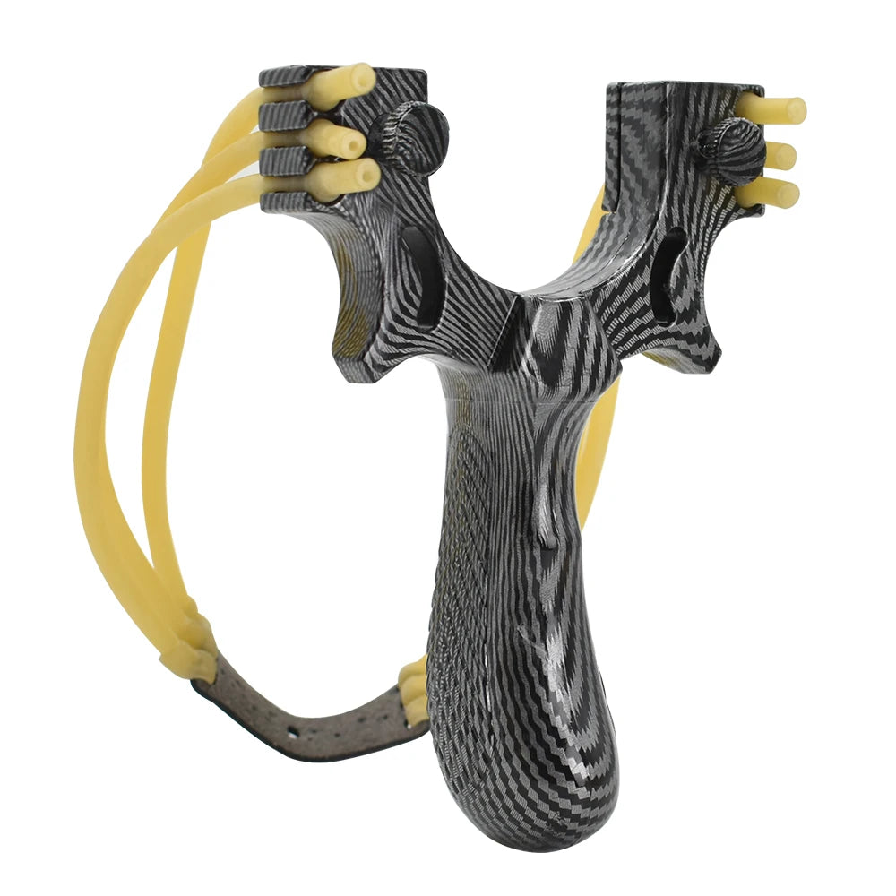 Shooting Sport Recreation Slingshot, Dual Purpose Bow Head Outdoor Catapult, Non-Slip Grip Shooting Slingshot