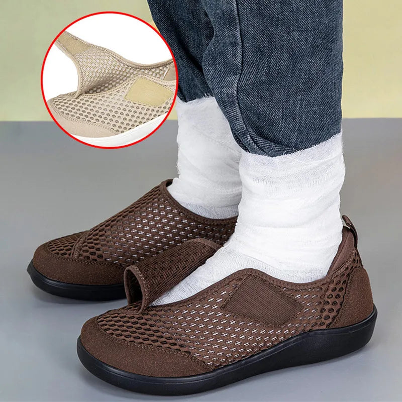 New Casual Orthopedics Wide Feet Swollen Shoes Thumb Eversion Adjusting Sneakers Comfortable Couple Diabetic Shoes Walking Shoes