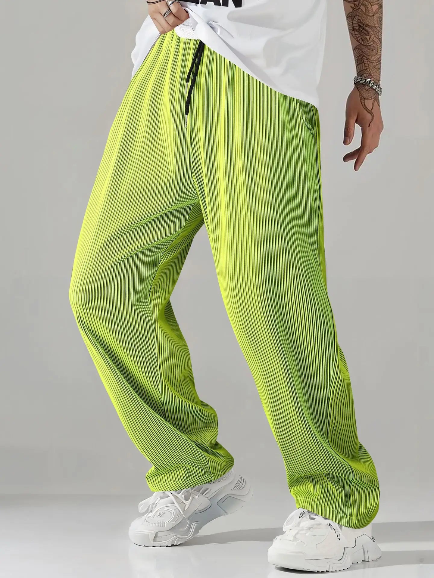 Autumn European and American Style Casual Pants for Men, Wrinkle-Resistant, Non-Iron, Breathable, Stretchy, Dirt-Resistant, Stra
