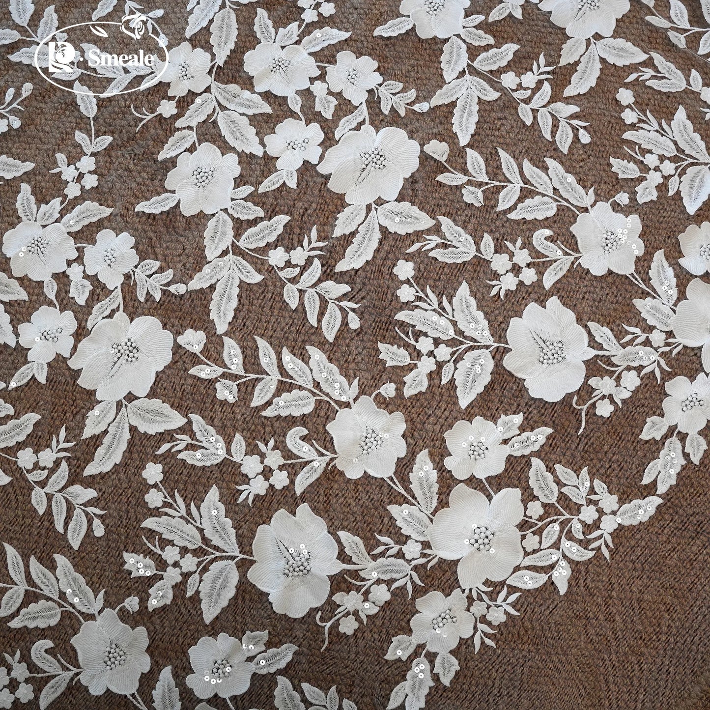 New Wedding Dress Headwear, Embroidered Sequins, Flower Cheongsam, Wedding Dress Tablecloth, Handmade DIY Accessories Decoration