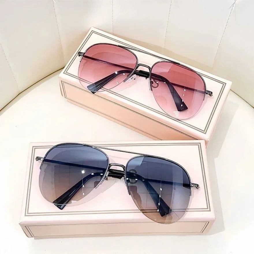 Outdoor Polarized Sunglasses Unisex Men Women Gradient Lens UV400 Driving Travel Sun Glasses Male Ultralight Anti-glare Goggles