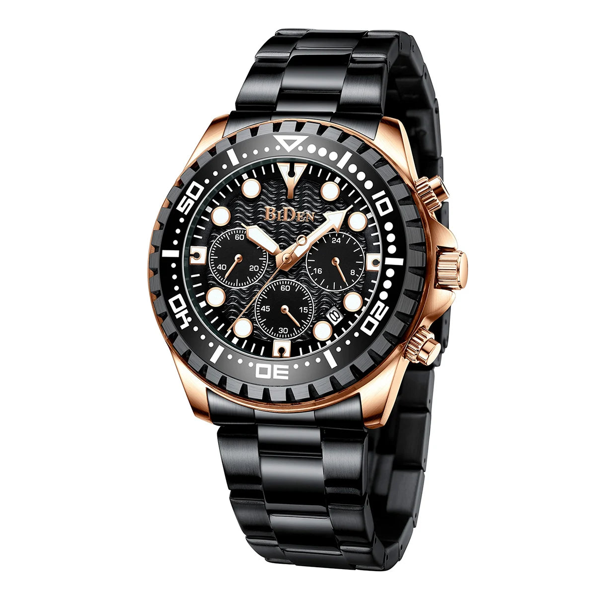 BIDEN Top Brand Fashion Mens Watches for Men Sport Waterproof  Quartz Watch Luxury Man Business Luminous Clock Relogio Masculino
