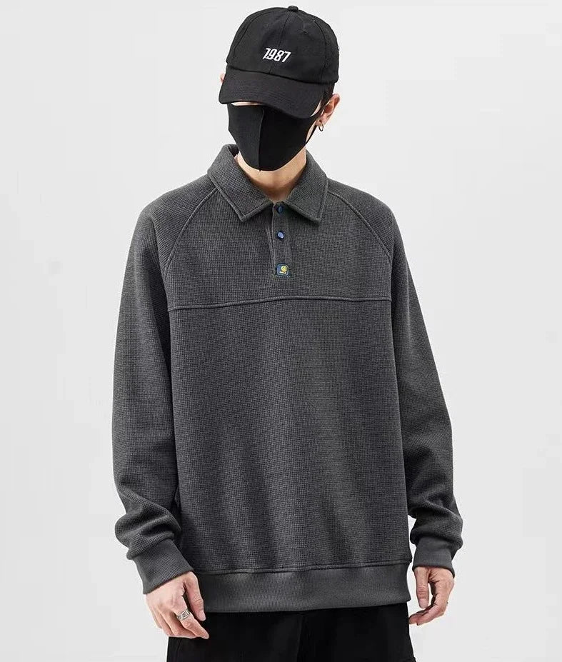 Polo T Shirt for Man Big Size Oversize Men's Clothing Full Sleeve Winter Sweatshirts Fashion Trends 2025 New High Quality Xl Top
