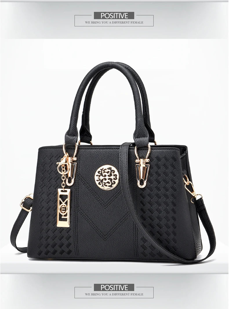 New Famous Designer Brand Bags Women Leather Handbags  Luxury Ladies Hand Bags Purse Fashion Shoulder Bags Gift