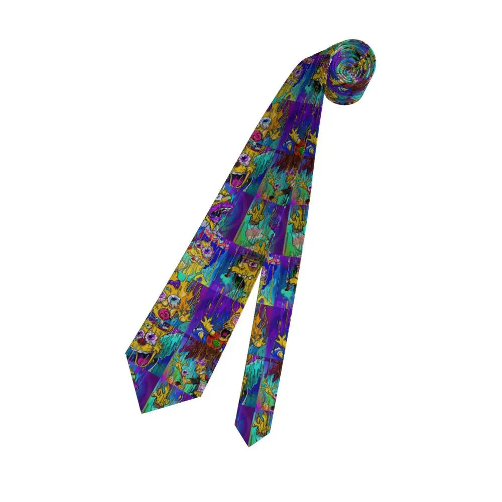 Personalized The S-Simpsones Homer Neck Ties Men Formal Silk Wedding Neckties