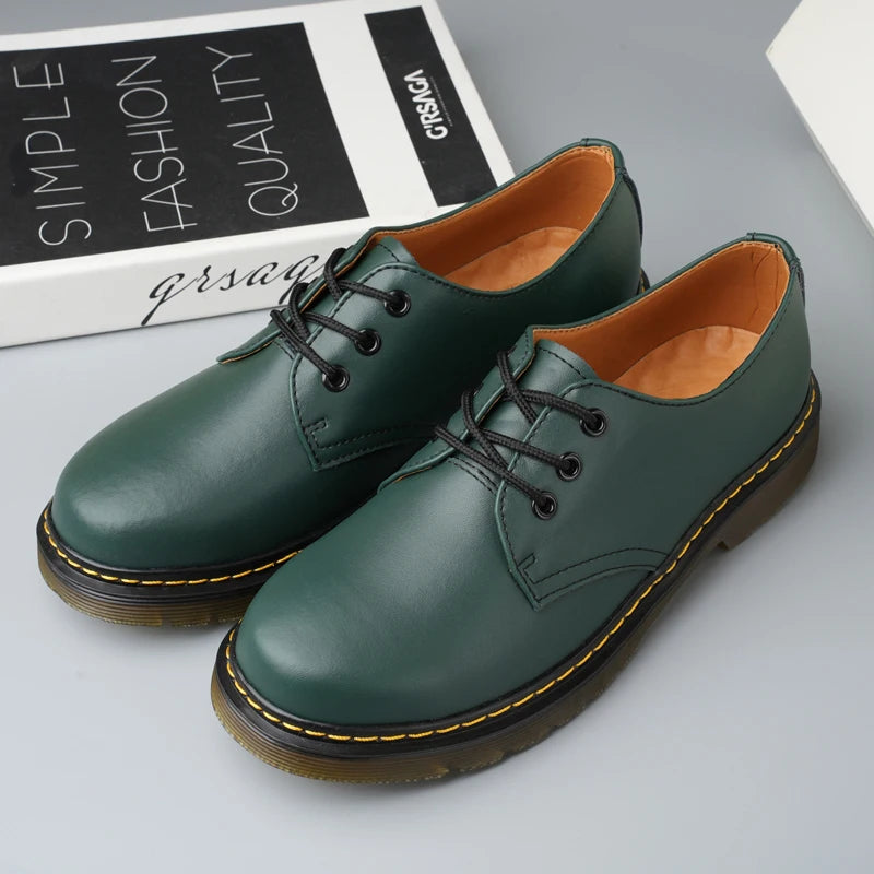 Men's genuine leather formal shoes work shoes classic business casual leather shoes fashionable women's shoes plus size shoes
