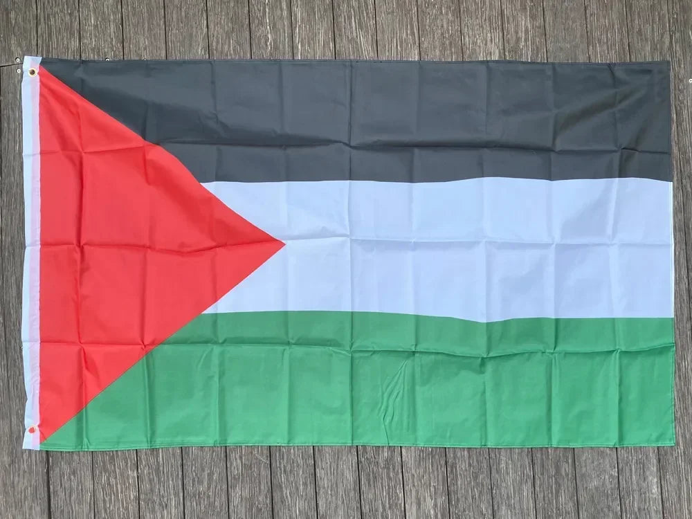 60 x 90cm/90x150cm Palestine Flag Hanging Polyester Gaza Palestinian Banner for Decoration National Palestine Palestinians Flags