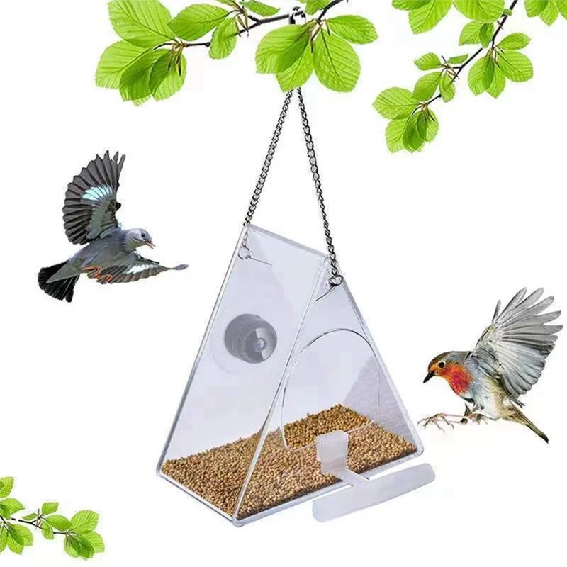 A19F-Bird Feeder With Camera, With HD Night-Version As Shown For Outdoor Bird Watching & Capture Photos B