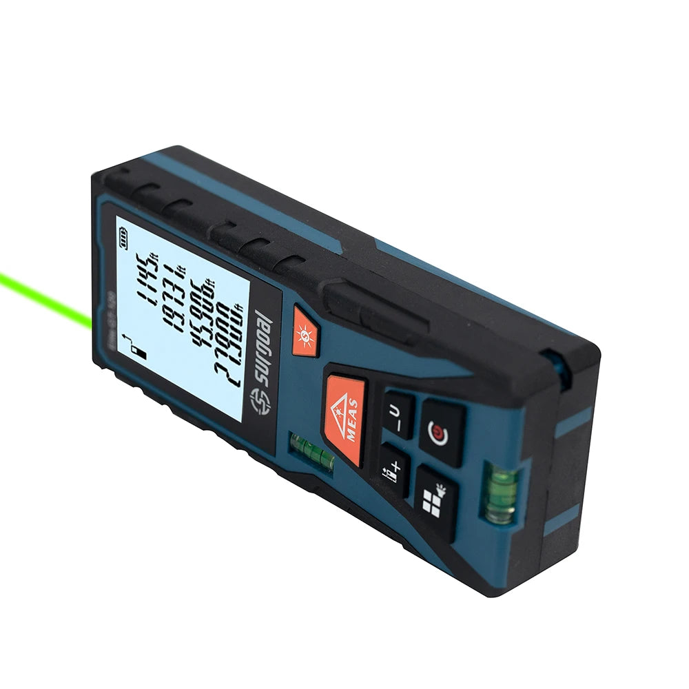 Green Laser Rangefinder 120m Distance Meter Tape Rangefinder Measurement Digital Tape Tool