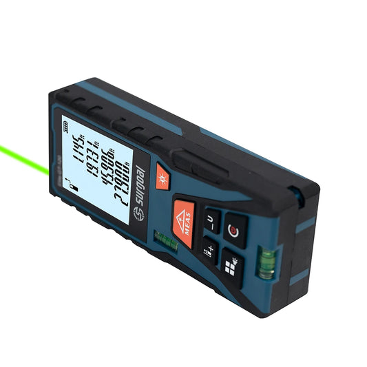 Green Laser Rangefinder 120m Distance Meter Tape Rangefinder Measurement Digital Tape Tool