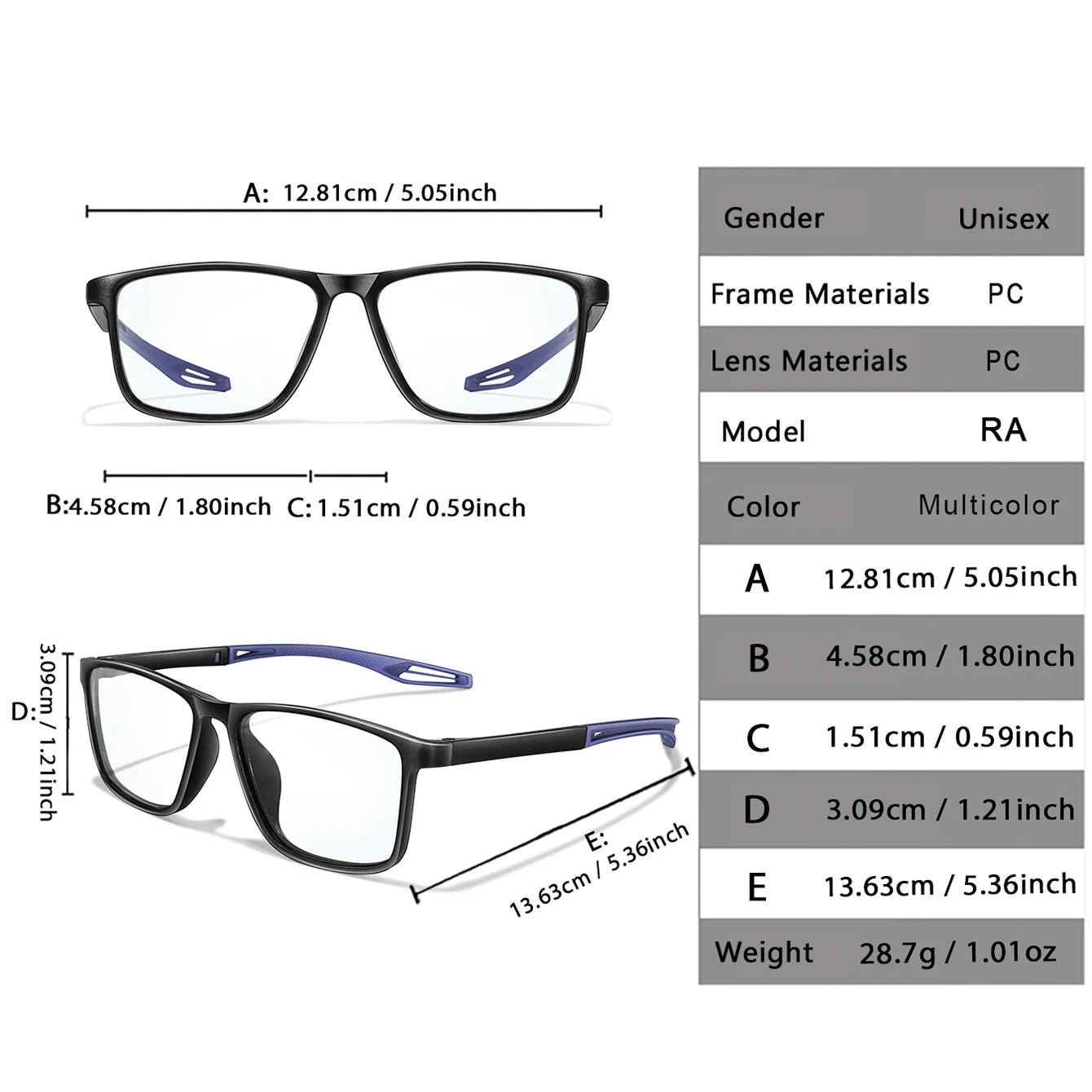 3 Pairs Reading Glasses Photochromic Classic Square Far Sight Presbyopic Glasses Anti Blue Light Blocking Ultralight Eyewear