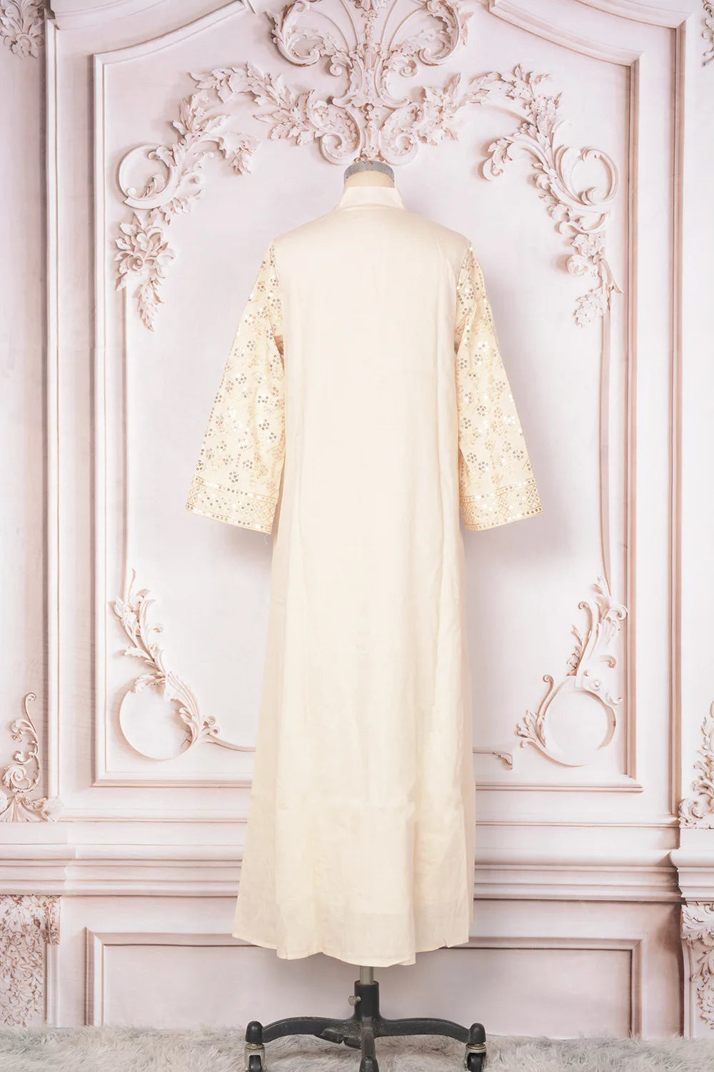 Women Elegant Dresses Eid Muslim Sequins Maxi Dress Jalabiya Morocco Party Robe Evening Dresses Dubai Abaya Kaftan Arab Vestidos