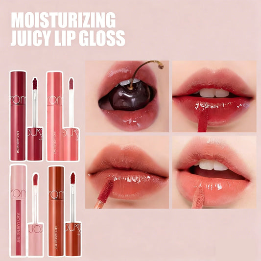 Multi Color Hydrating Lip Gloss - Long Lasting Moisturizing Brightening Lipstick Glossy Lip Tint Smooth Non-sticky Daily Lip