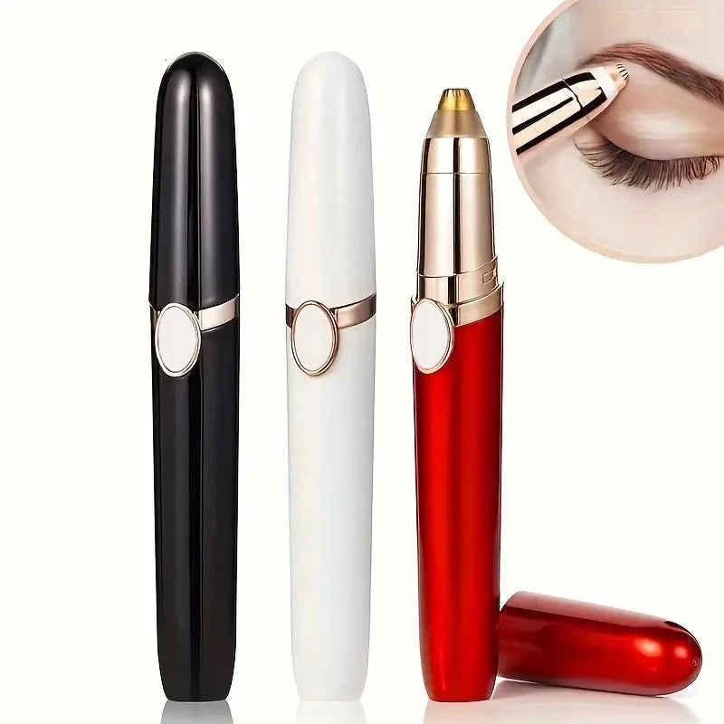 Mini electric eyebrow trimmer, USB charging women's facial shaving and hair removal device, portable eyebrow trimmer pen