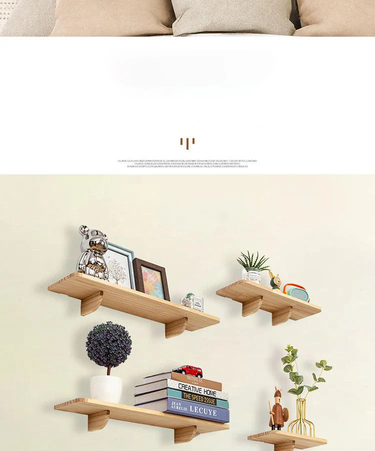 Floating Shelves for Wall Decor,Soild Wood Wall Mounted Shelf for Bathroom,Bedroom,Living Room Kitchen Storage&Decoration