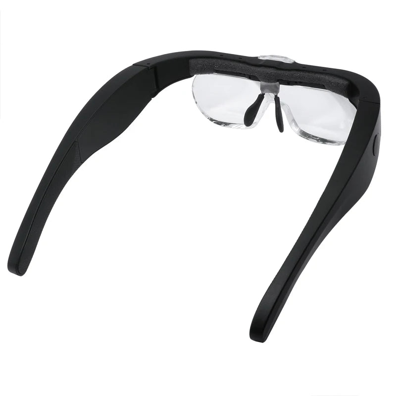 Magnifying Glasses Magnifier1.5X 2.5X 3.5X 5.0X USB Rechargeable With LED Light For Reading Jewelers Watchmaker Repair Wearing