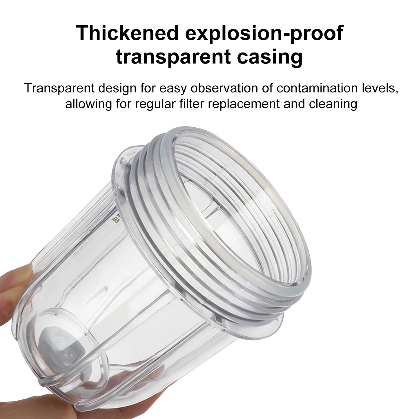 Hot Water Filter Anti-Scale Water Purifier Pre-Filtration System Household Electric Water Heater Filter Tank Water Pump Filter