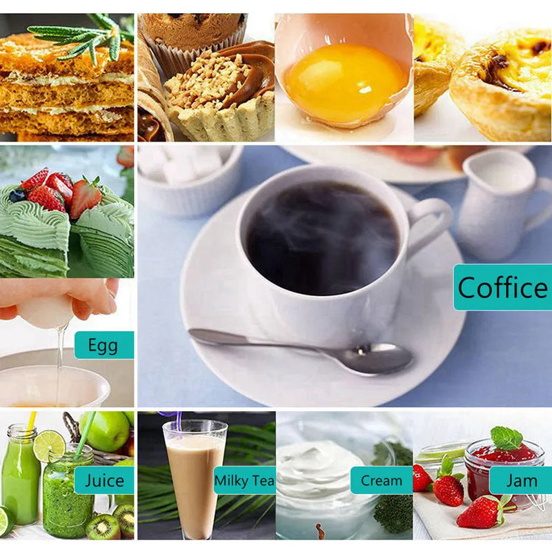 Milk Frother Handheld Cappuccino Maker Coffee Foamer Egg Beater Chocolate Stirrer Mini Portable Food Blender Kitchen Whisk Tool