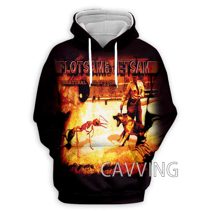 New Fashion Women/Men's 3D Print  Flotsam and Jetsam Rock  Hoodies Hooded Sweatshirts Harajuku Hoodie Sweatshirts Tops Clothing