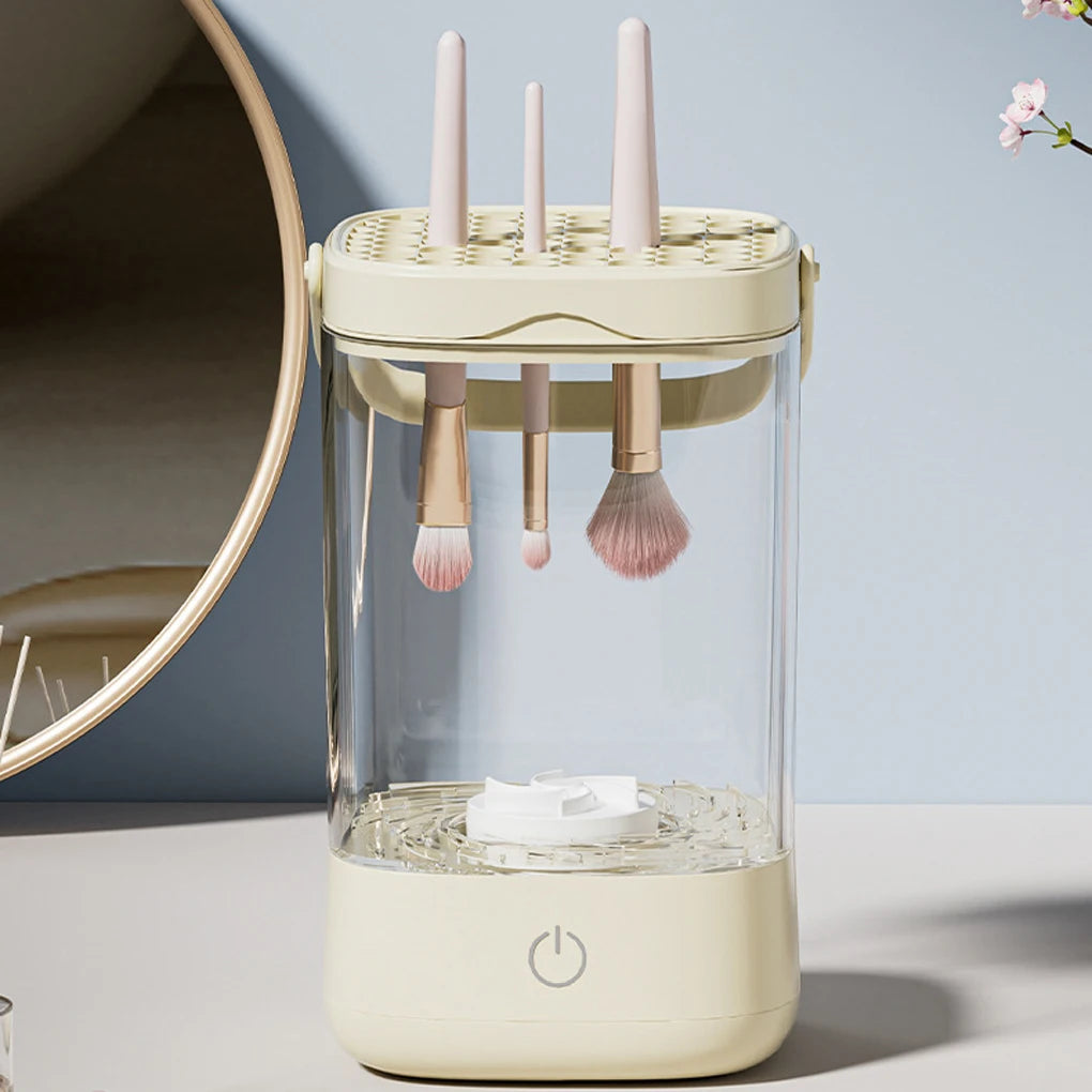 Portable Electric Makeup Brush Cleaner Electric USB Quick Cleaner Cleaning Brush Automatic Makeup Brush Cleaning Stand Device