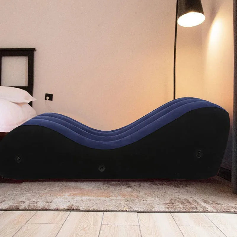 Portable Inflatable Sofa Bed S-shaped Love Position Labor-saving Sitting Wedge Husband Wife Pillow Better Love Life Furniture