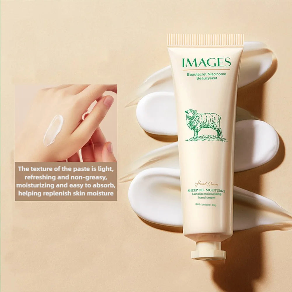 Collagen Smooth Wrinkles Hand Cream Skin Soften Silky Smooth Gloss Nourish Cracked Repair Moisturizing Product Korean Skin Care