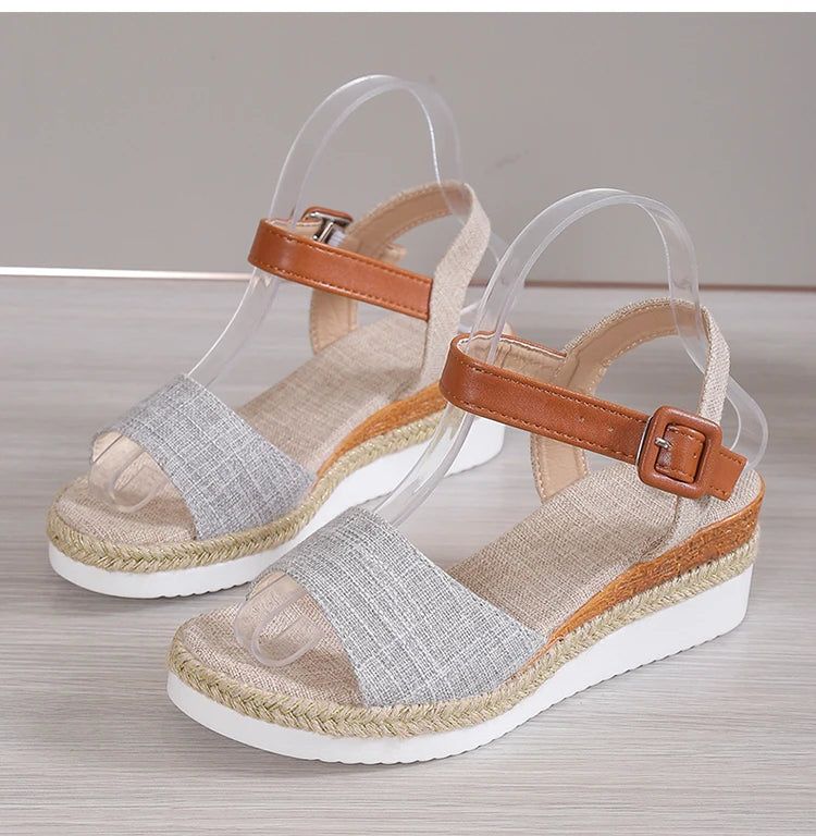 Fashion Shoes Sandals Women Wedge Sandals For Women Casual Women's Sandals Elegant Soft Female Zapatos De Mujer Footwear
