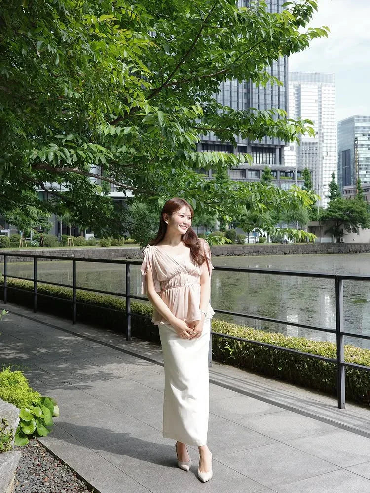Women's Tops Summer Bow Tie Sweet Elegant Blouse Femme V Neck Shirt Waist-Cinching Japanese Style Sleeveless Chiffon Blouse