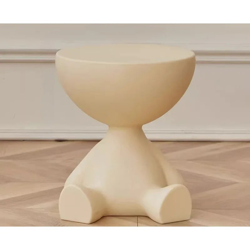 Creative Light Luxury Cartoon Sofa Edge Table Creative Flat Head Coffee Table Small Household Coffee Table Furniture Side Table