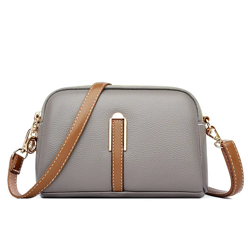 Women's bag 2025 new spring/summer shell bag, simple shoulder bag, zero wallet texture, western-style crossbody small bag