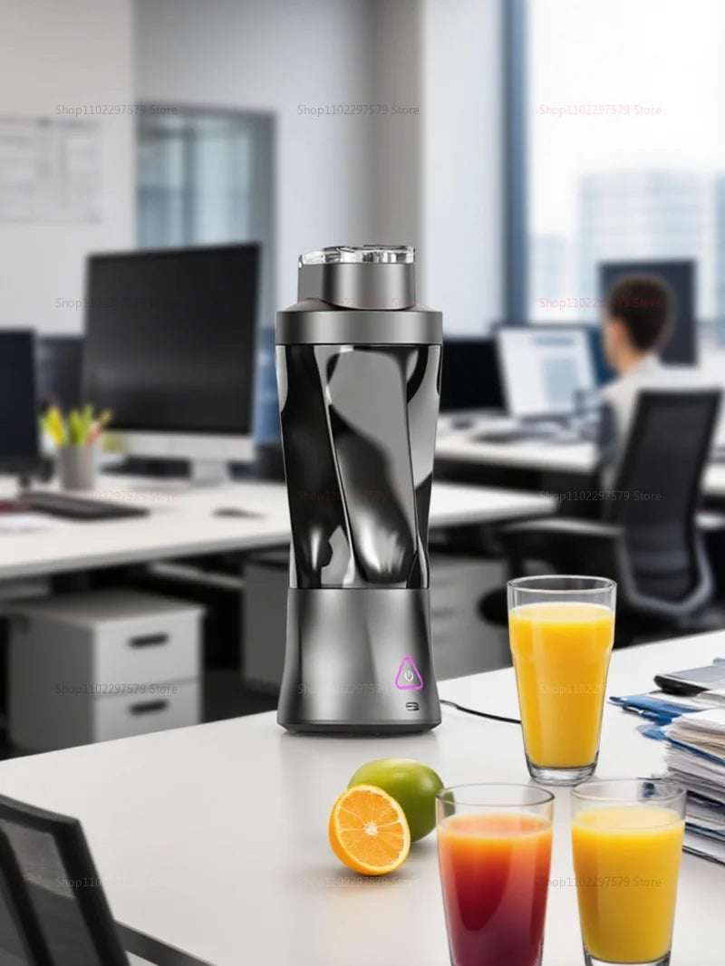 Portable Electric Blender Juicer USB Rechargeable Mini Smoothie Maker Multifunction Fruit Blender For Home Office Travel Usage