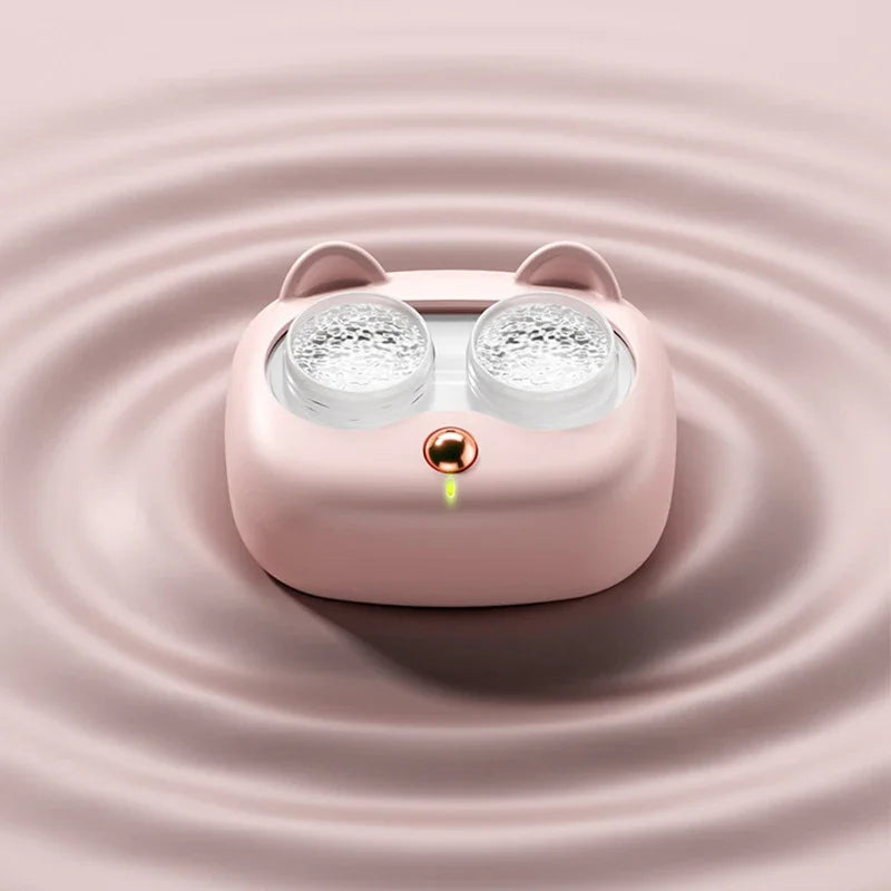 Contact Lenses Cleaner Ultrasonic With Removable Box Remove Tear Protein Cleaning Machine Portable Contact Lenses Case